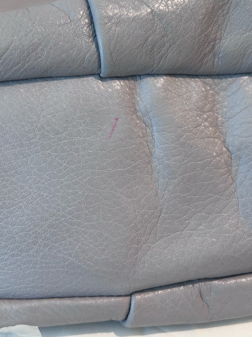 Coach Gray Pebbled Leather Shoulder Bag - Picture 5 of 13